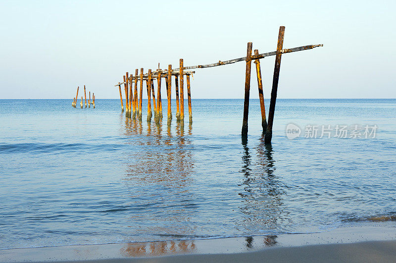 Pilai Bridge Natai海滩Phang Nga